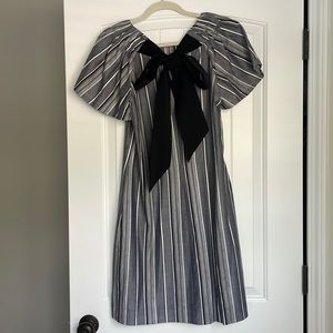 Abbey Glass A Line Dress with Gorgeous Bow on Back